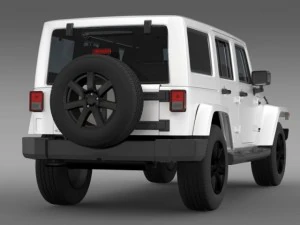 jeep wrangler unlimited altitude 2014 3D Model