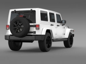 jeep wrangler unlimited altitude 2014 Model 3D