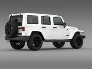 jeep wrangler unlimited altitude 2014 Model 3D