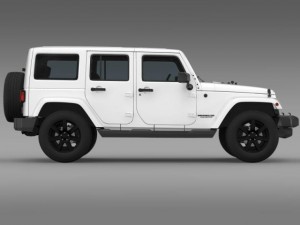 jeep wrangler unlimited altitude 2014 Model 3D