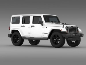 jeep wrangler unlimited altitude 2014 Model 3D