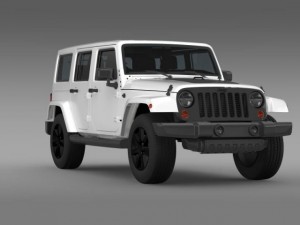 jeep wrangler unlimited altitude 2014 Model 3D
