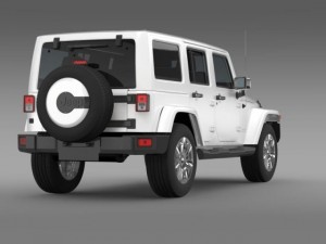 jeep wrangler unlimited indian summer 2014 Modelo 3D