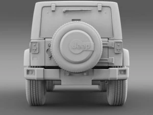 jeep wrangler unlimited indian summer 2014 3D Model