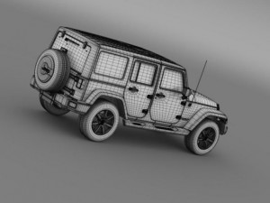 jeep wrangler unlimited indian summer 2014 Modelo 3D