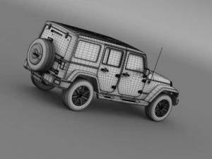 jeep wrangler unlimited indian summer 2014 3D Model