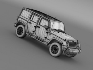 jeep wrangler unlimited indian summer 2014 Modelo 3D