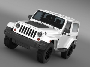 jeep wrangler arctic 2012 3D Model