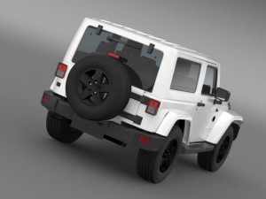 jeep wrangler arctic 2012 Modello 3D
