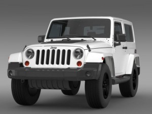 jeep wrangler arctic 2012 Modello 3D