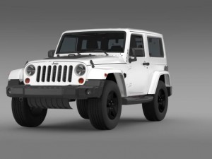 jeep wrangler arctic 2012 Modello 3D