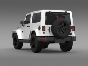 jeep wrangler arctic 2012 Modello 3D