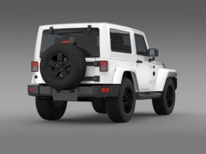 jeep wrangler arctic 2012 Modello 3D