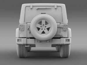 jeep wrangler arctic 2012 Modello 3D