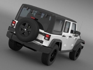 jeep wrangler call of duty black ops 3D Model