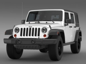 jeep wrangler call of duty black ops 3D Model