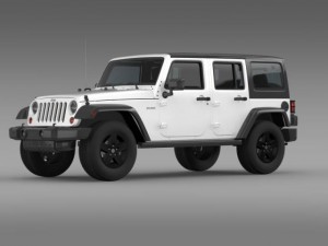 jeep wrangler call of duty black ops 3D Model