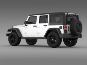 jeep wrangler call of duty black ops 3D Model