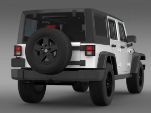 jeep wrangler call of duty black ops 3D Model