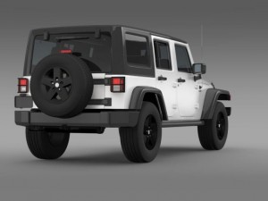 jeep wrangler call of duty black ops 3D Model