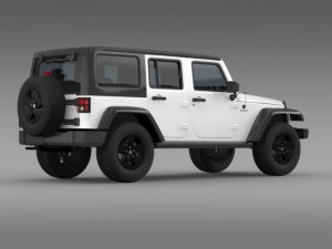 jeep wrangler call of duty black ops 3D Model