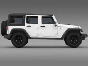 jeep wrangler call of duty black ops 3D Model