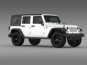 jeep wrangler call of duty black ops 3D Model