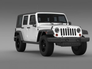 jeep wrangler call of duty black ops 3D Model