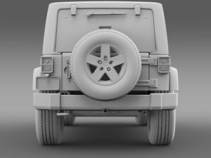 jeep wrangler call of duty black ops 3D Model