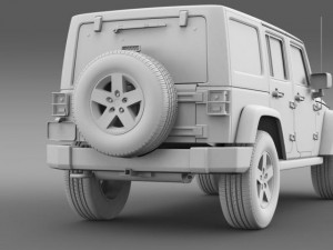 jeep wrangler call of duty black ops 3D Model