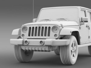 jeep wrangler call of duty black ops 3D Model