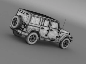 jeep wrangler freedom edition 3D Model