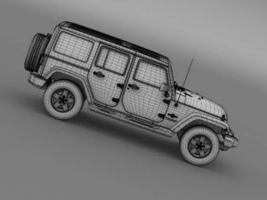 jeep wrangler freedom edition 3D Model