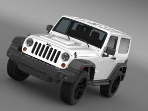 Jeep Wrangler Moab 2012 Model 3D