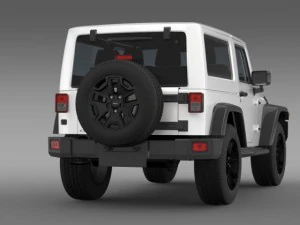 jeep wrangler moab 2012 3D Model