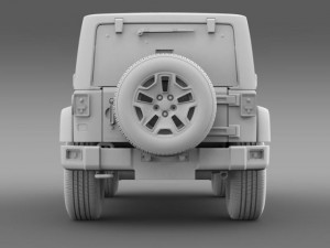 jeep wrangler moab 2012 Modelo 3D