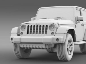 jeep wrangler moab 2012 Modelo 3D