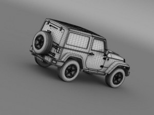 jeep wrangler moab 2012 Modelo 3D