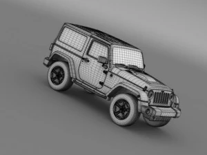 jeep wrangler moab 2012 3D Model