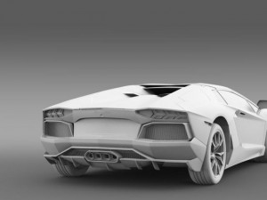 lamborghini aventador lp 700 4 roadster 3D 모델
