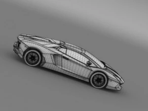lamborghini aventador lp 700 4 roadster 3D Model