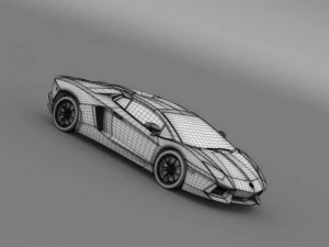 lamborghini aventador lp 700 4 roadster 3D Model