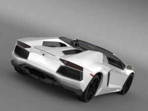 lamborghini aventador lp 700 4 roadster us spec 3D Model