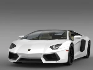 lamborghini aventador lp 700 4 roadster us spec 3D Model