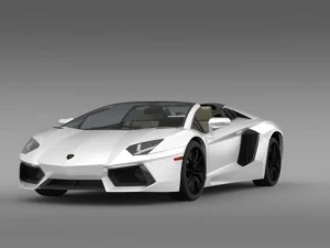lamborghini aventador lp 700 4 roadster us spec 3D Model