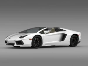 lamborghini aventador lp 700 4 roadster us spec 3D Model