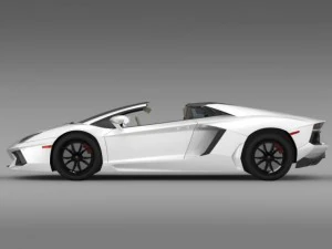 lamborghini aventador lp 700 4 roadster us spec 3D Model