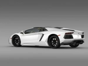 lamborghini aventador lp 700 4 roadster us spec 3D Model