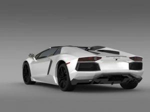 lamborghini aventador lp 700 4 roadster us spec 3D Model