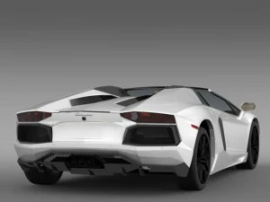 lamborghini aventador lp 700 4 roadster us spec 3D Model
